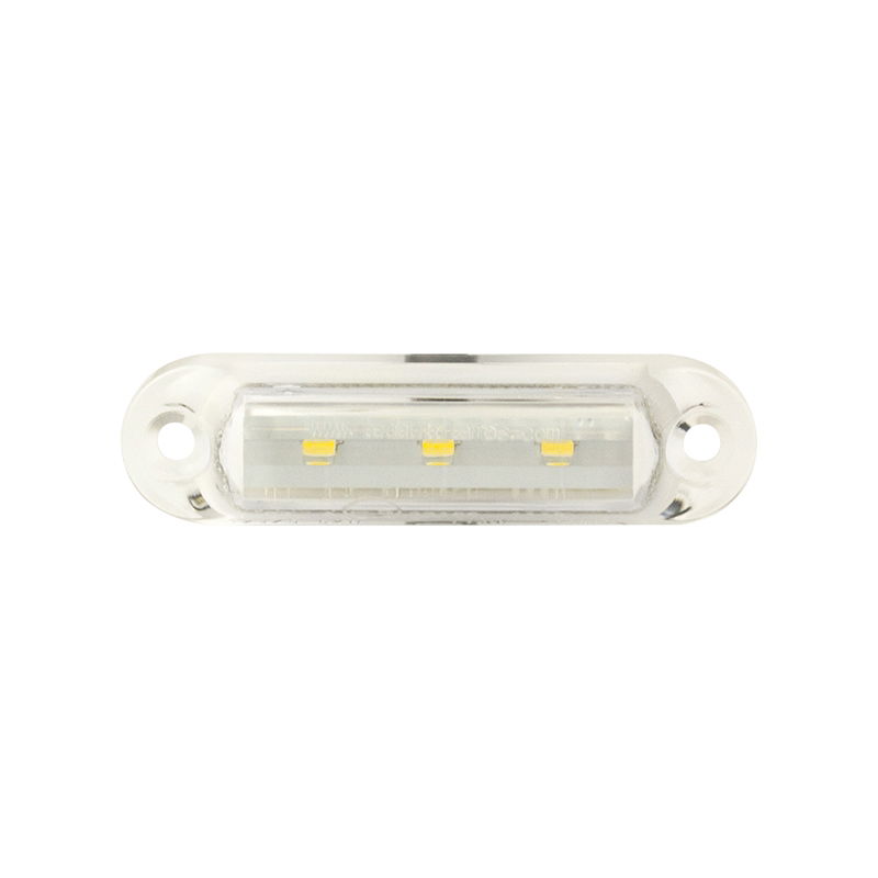 LED Autolamps 16 Series LED White Front Marker Light | Fly Lead | 24V [16W24B]