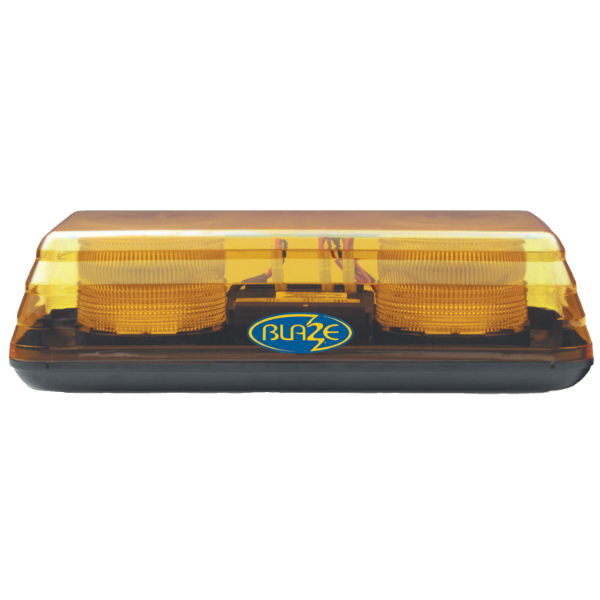 ECCO BLAZE II Series Amber/Amber (R10) LED Mini Lightbar | 400mm | Two Bolt | 12/24V | Pack of 1 - [65.00202]