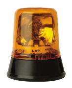 LAP Electrical LAP Range R65 ROTATOR Amber Three Bolt Beacon 12V [LAP254A]