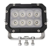 DBG 8-LED Square Work Light | Flood Beam | 6400lm | DT Conn. | Pack of 1 - [711.045]