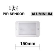 DBG Pegasus Series 12/24V LED Interior Panel Light | Aluminium | 150mm | 750lm | PIR Sensor - [MTL.101.VVW]