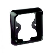 LED Autolamps 80 Series LED SINGLE Lamp Bracket - Black [80B1B]