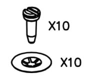 Rubbolite M881/M893/M894 Marker Light Peg Fixing Kit [90846]