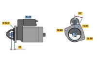 Bosch Exchange Starter Motor 0 986 010 950