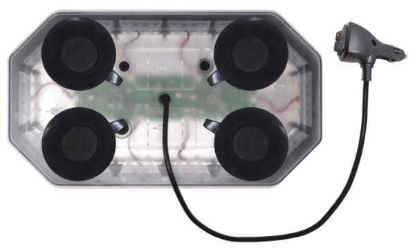 DBG RAIDER (381mm) LED R65 Amber/Clear Magnetic Mini Lightbar [R15CR65-MAG]