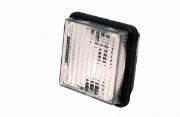 Rubbolite M311 Series 12/24V Square Reverse Light | 111mm | Cable Entry - [311/14/00]