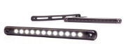 WAS W276 BLACK LED Front (White) Marker Light | 238mm | Slim | Fly Lead - [2341]