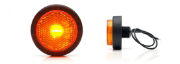 WAS W79RR LED Side (Amber) Marker Light (Reflex) | 61mm | Fly Lead - [680]