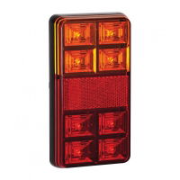 LED Autolamps 151 Series 12V LED Rear Combination Light w/ Reflex | 150mm - [151BAR]