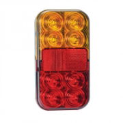 LED Autolamps 149 Series 12V LED Rear Combination Light w/ Reflex | 150mm | S/T/I - [149BAR]