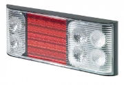 Rubbolite M758 12/24V Truck LED Rear Combination Light w/ Square Reflex - [758/03/05]