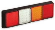 LED Autolamps 80 Series Quad 12/24V Square LED Rear Combination Light | 350mm - [80BFWARME]