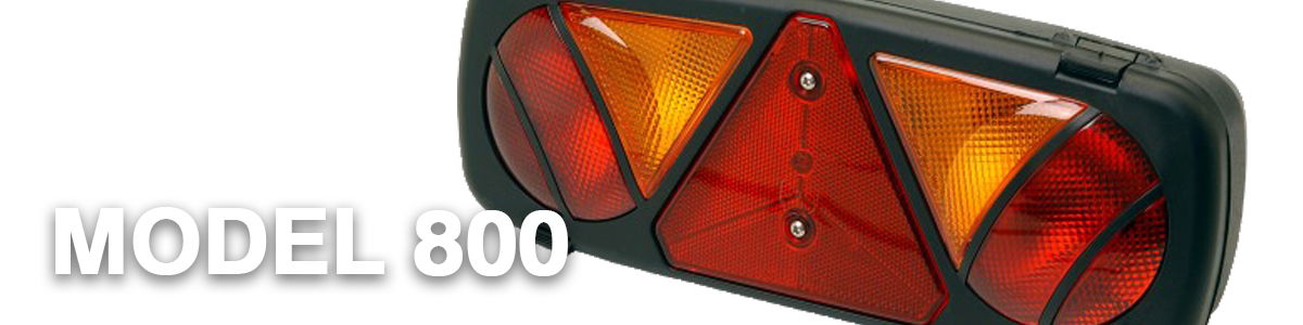 Rubbolite M800 Rear Combination Trailer Lights - Banner