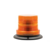 LED Autolamps 128 Series LED R10 Amber Three Bolt Beacon 12-48V [128AMF]