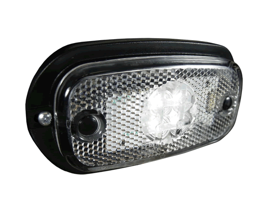 LITE-wire/Perei FM20 Series LED Front Marker Light w/ Reflex | Fly Lead | 12V [FM20ALED-12V]