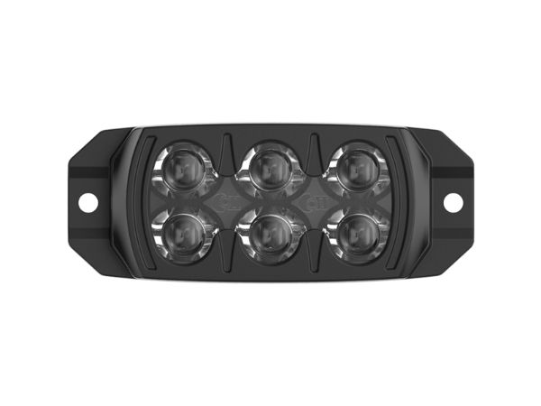 911 Signal F3S Amber 6-LED Strobe R65 12/24V [023801A]