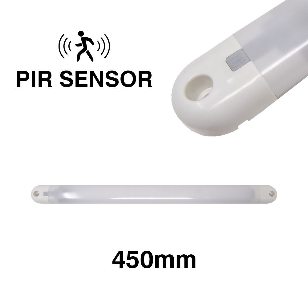 Tech-LED ISL-500 Series LED Interior Strip Light | 450mm | 750lm | 12/24V | PIR Sensor - [ISL.502.VV]