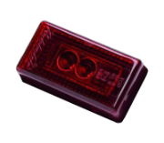 Rubbolite M553 LED Marker Light Lens Assembly | Red (Rear) - [88283]