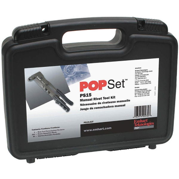 Stanley POPSet PS15-KIT Professionsl Manual Rivet Tool Kit - [16900]