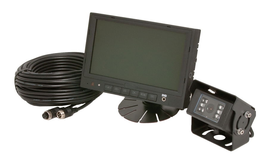 ECCO DAC1003 CCTV Kit - 7" Monitor 4CH, 1x Camera & 20m Cable