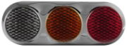 LED Autolamps 82 Triple LED Rear Combination Light | 281mm | Fly Lead | Left/Right | 4 Function (Rev.) | Chrome | 12V - [82CWAR]