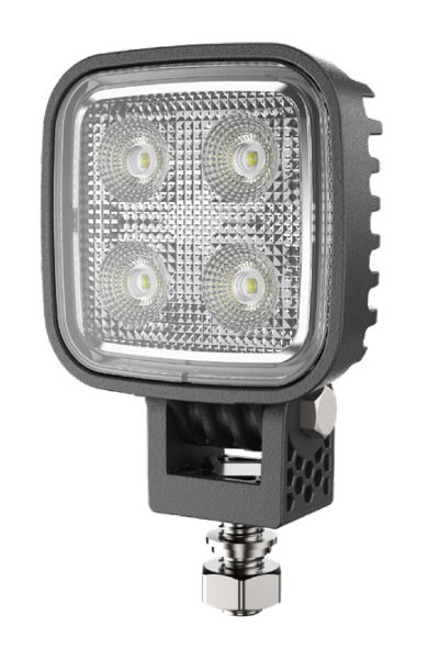 DBG 4-LED Square Work Light | Flood Beam | 1300lm | Fly Lead - [711.052]