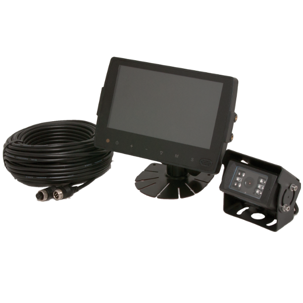 ECCO 140-750 CCTV Kit - 7" Monitor 3CH, 1x Camera & 20m Cable R10 12/24V