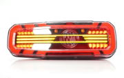 WAS W277 LINE LED Rear Combination Trailer Light w/ Dyn. Indicator | 402mm | Fly Lead | Left | 5 Function - [2372 DD L]