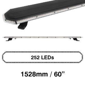 DBG RAIDER 1528mm LED R65 Amber Lightbar [R60CR65]