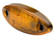 Rubbolite M894 LED Side (Amber) Marker Light (Reflex) | 100mm | Superseal | Screw Fixing - [894/13/00]