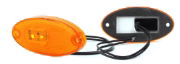 WAS W65 LED Side (Amber) Marker Light (Reflex) | Fly Lead + Superseal - [308PSS]