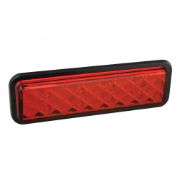 LED Autolamps 135 Series 12/24V Slim-line LED Rear Fog Light | 135mm | Grommet | Fly Lead - [135FMGE]