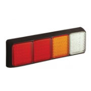 LED Autolamps 100 Series Quad 12/24V Square LED Rear Combination Lights | 430mm