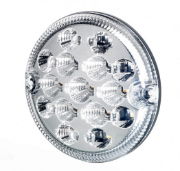 Rubbolite M837 Series 12/24V Round LED S/T/I Light | 95mm | Fly Lead - [837/15/00]