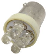 249 T4W 4-LED Bayonet Bulb BA9s (MCC) | 24V | 4W | Pack of 2 - [100.LED249/2]