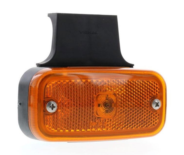 Vignal FE94 Series Side Marker Light w/ Reflex & Bracket | Cable Entry [194030]