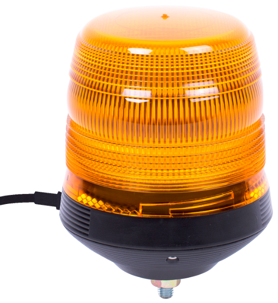 ECCO 400 Series LED R10 Amber Single Bolt (Conical) Beacon w/ Fly Lead + Superseal [5L8.204W]