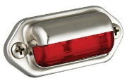 LED Autolamps 6505 Series 5-LED Step/Courtesy Light RED (65mm) 12/24V - 6505RM