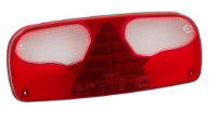 Aspock ECOPOINT I Rear Combination Trailer Light Replacement Lens | Left/Right | Pack of 1 - [18-8522-002]