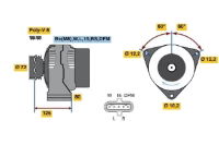 Bosch Exchange Alternator 0 986 042 370