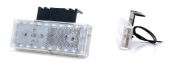 WAS W202 LED Front (White) Marker Light (Reflex) w/ Bracket | 119mm | Fly Lead + Superseal - [1417SS]