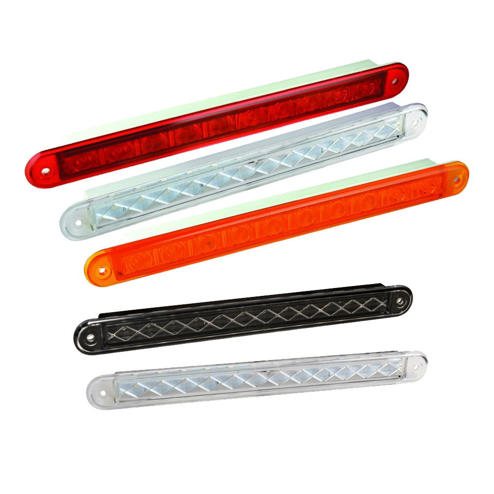 LED Autolamps 235 Series 12/24V Slim-line LED Signal Lights | 237mm