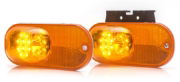 WAS W161 Series LED Side Marker/CAT6 Indicator Light w/ Reflex