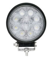 DBG 8-LED Round Work Light | Flood Beam | 1920lm | Fly Lead | Pack of 1 - [711.031]