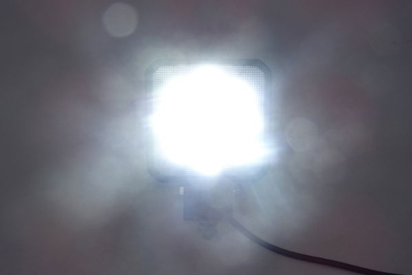DBG 9-LED Square Work Light | Flood Beam | 3650lm | Fly Lead - [711.056]