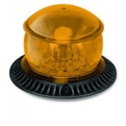 LED Autolamps MB12 Series LED R65 Amber Two Bolt Beacon 10-110V [MB12AME]