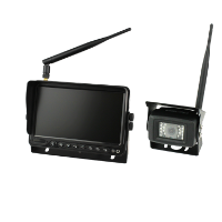 ECCO EC7000B-WK WIRELESS CCTV Kit - 7" Monitor 2CH & 1x Camera CE 12/24V