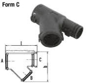 Schlemmer Y-Manifold (Form C) Conduit Connectors