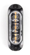 Redtronic GECKO3 Vertical Series 3 LED R65 Amber Directional Warning Module | 12V - [G3VSA0CB]