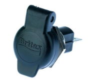 Britax 14094.00 Power Socket (DIN Ø12mm) 6.3mm Terminals w/ Cap - 16A